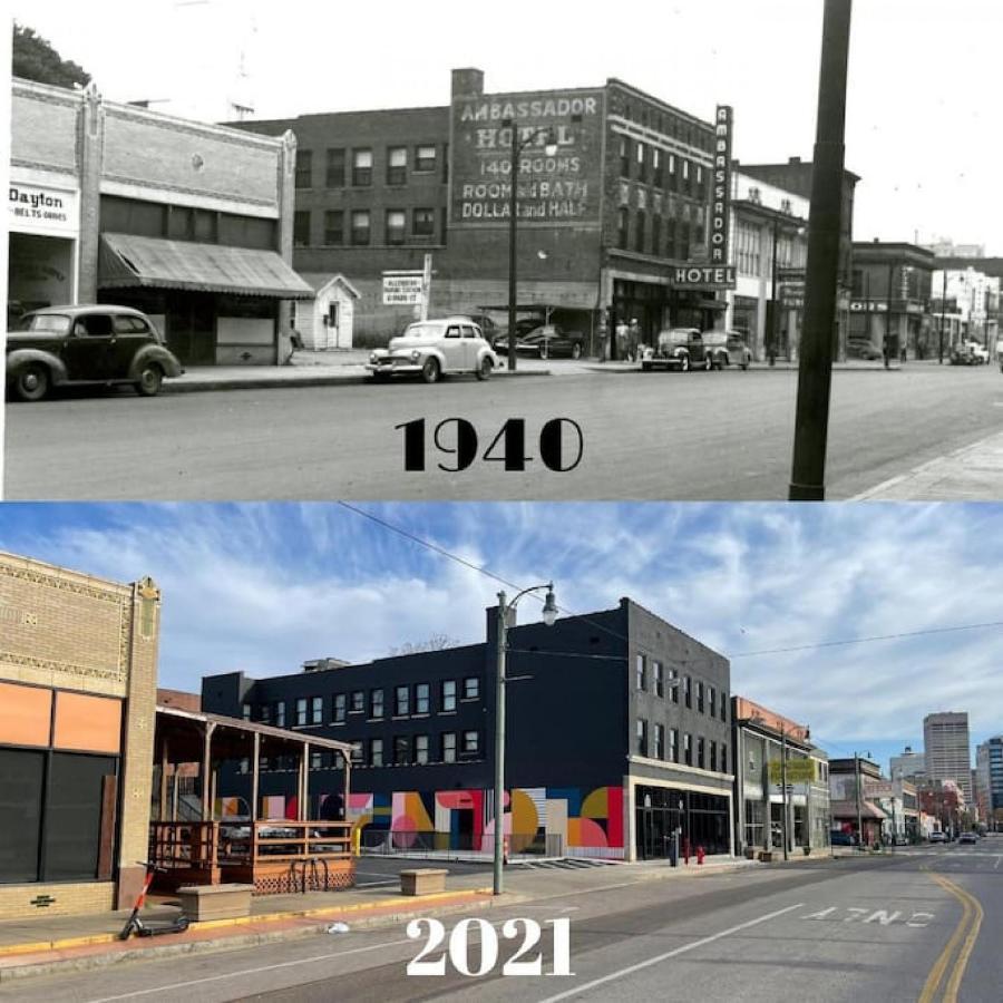 Historic Vibe On Main St Apartment Memphis Exterior photo